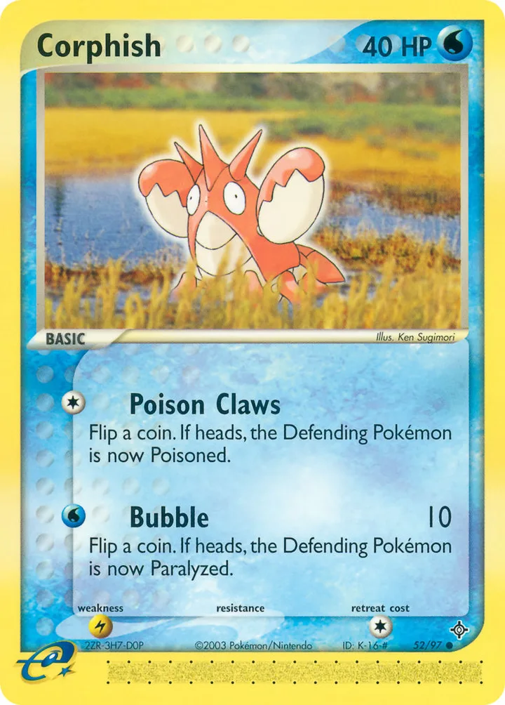 Corphish, Dragon 52/97