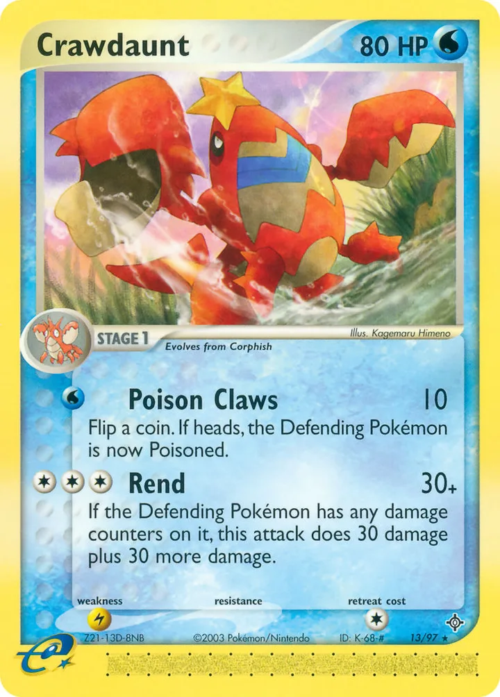Crawdaunt, Dragon 13/97