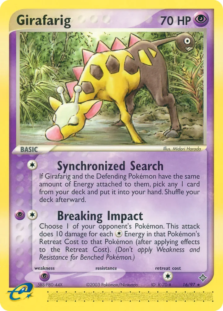 Girafarig, Dragon 16/97