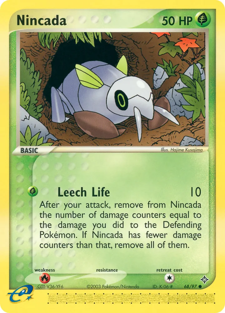 Nincada, Dragon 68/97