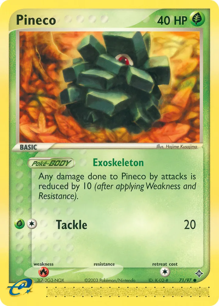 Pineco, Dragon 71/97
