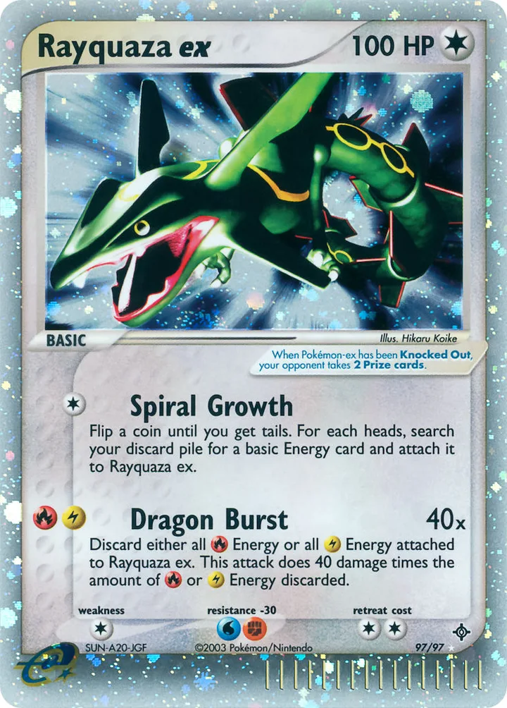Rayquaza ex, Dragon 97/97