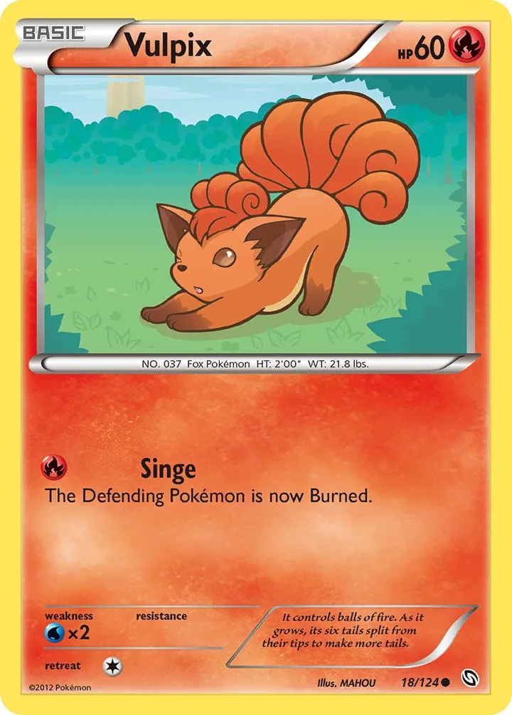 Vulpix, Dragons Exalted 18/124