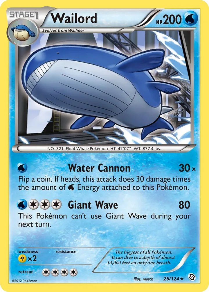 Wailord, Dragons Exalted 26/124