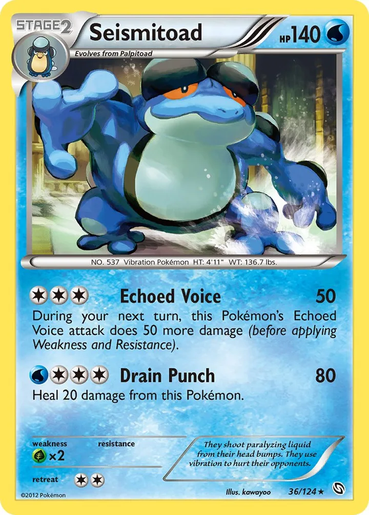 Seismitoad, Dragons Exalted 36/124