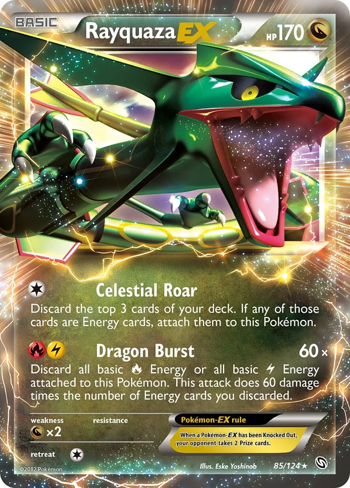 Rayquaza-EX, Dragons Exalted 85/124