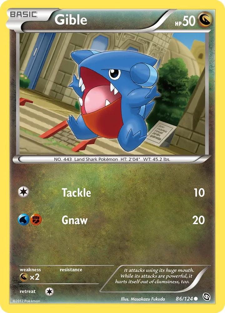 Gible, Dragons Exalted 86/124