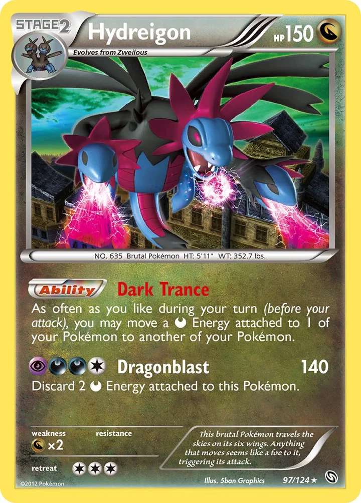 Hydreigon, Dragons Exalted 97/124