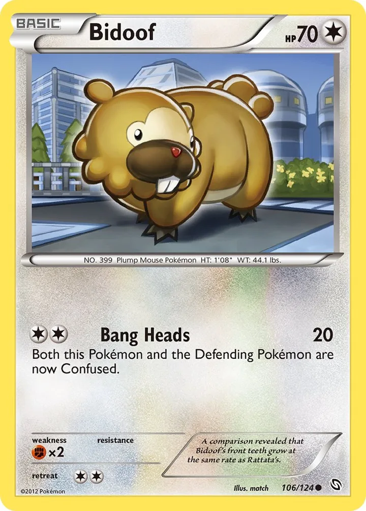 Bidoof, Dragons Exalted 106/124
