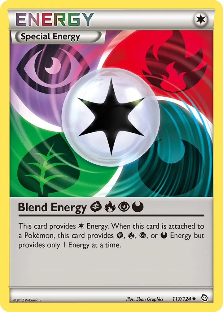 Blend Energy Grass Fire Psychic Darkness, Dragons Exalted 117/124