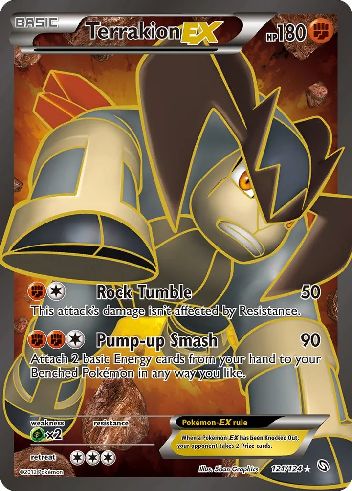Terrakion-EX, Dragons Exalted 121/124