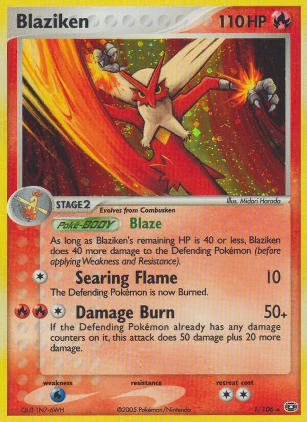 Blaziken, Emerald 1/106