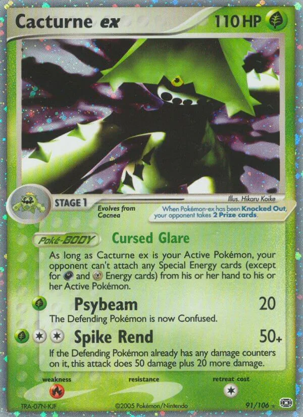 Cacturne ex, Emerald 91/106