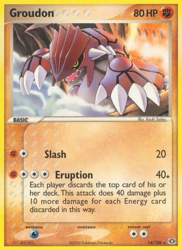 Groudon, Emerald 14/106