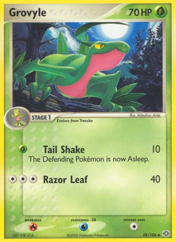 Grovyle, Emerald 28/106