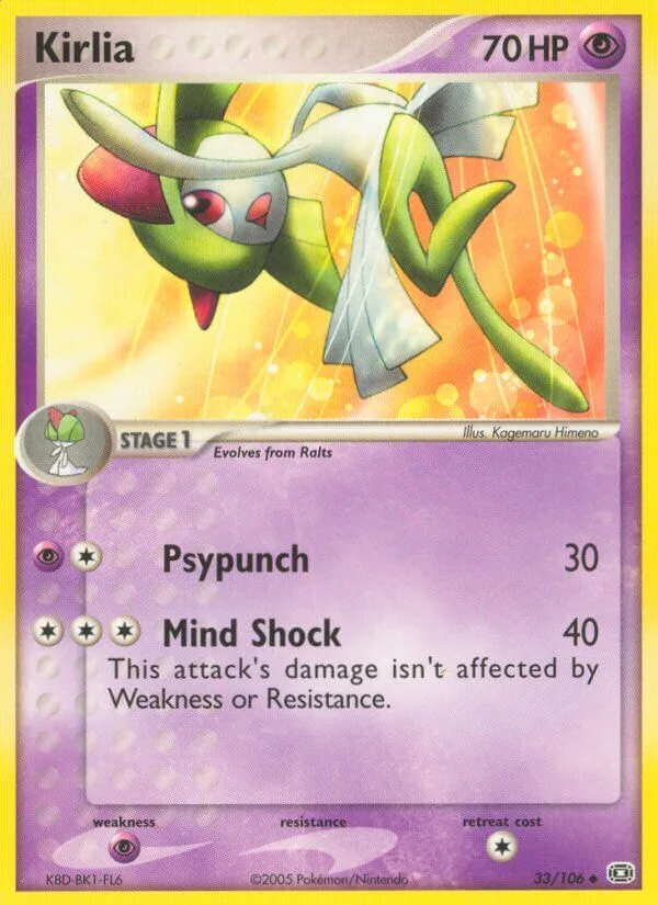 Kirlia, Emerald 33/106