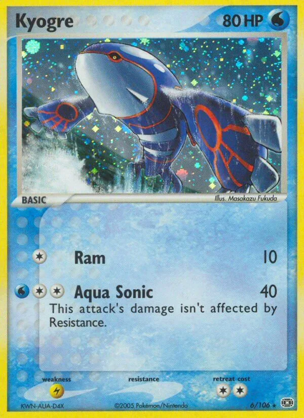 Kyogre, Emerald 6/106
