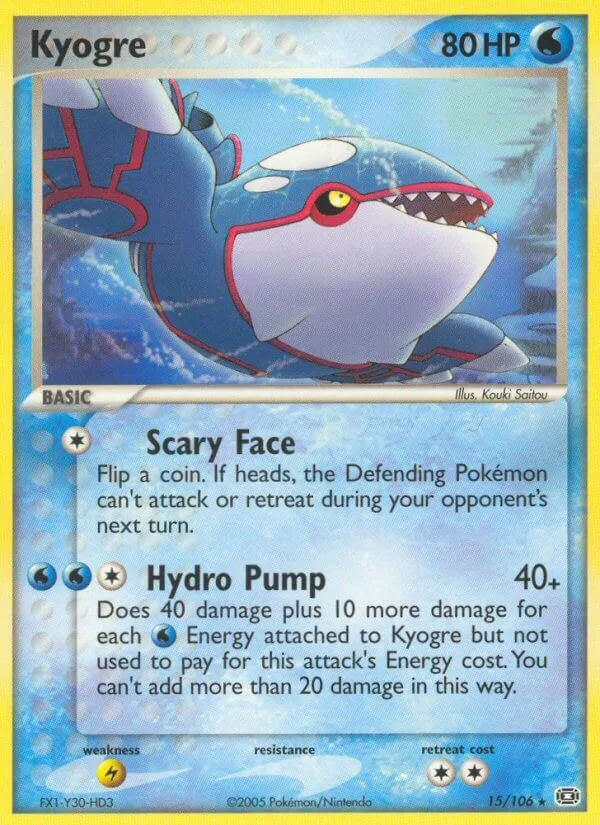 Kyogre, Emerald 15/106