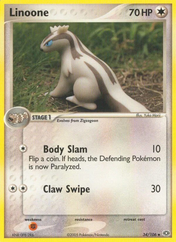 Linoone, Emerald 34/106