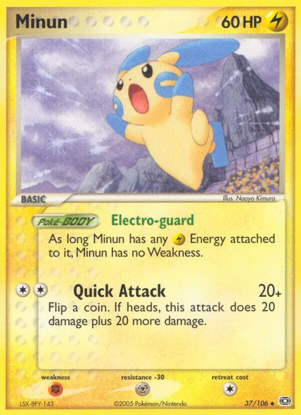 Minun, Emerald 37/106
