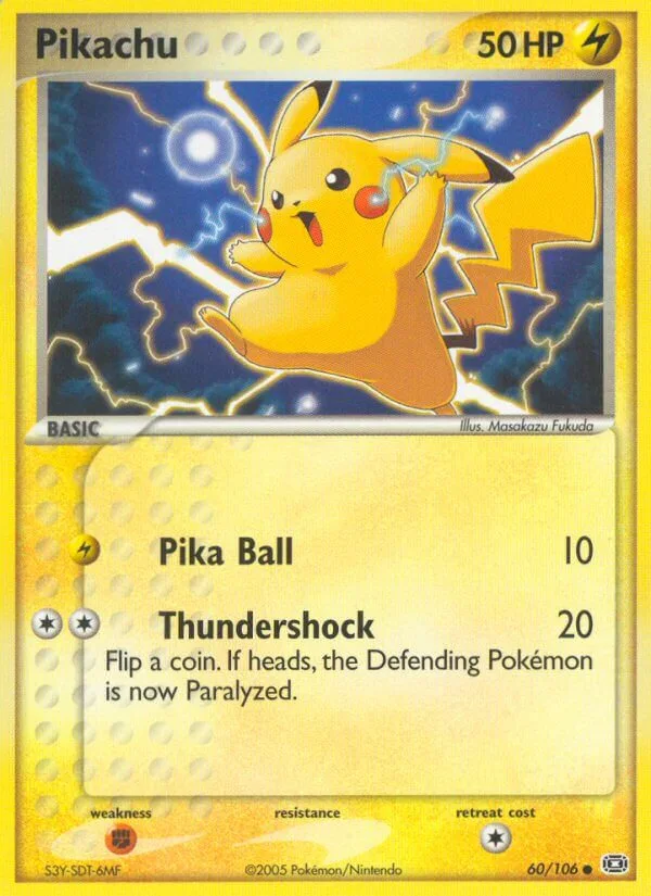 Pikachu, Emerald 60/106