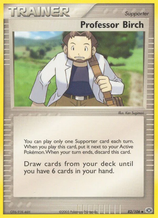 Professor Birch, Emerald 82/106