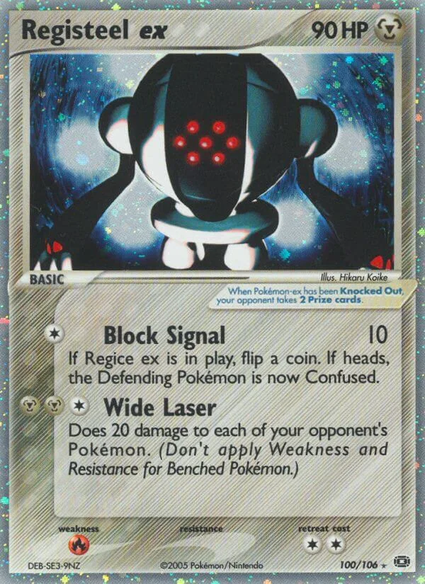 Registeel ex, Emerald 100/106