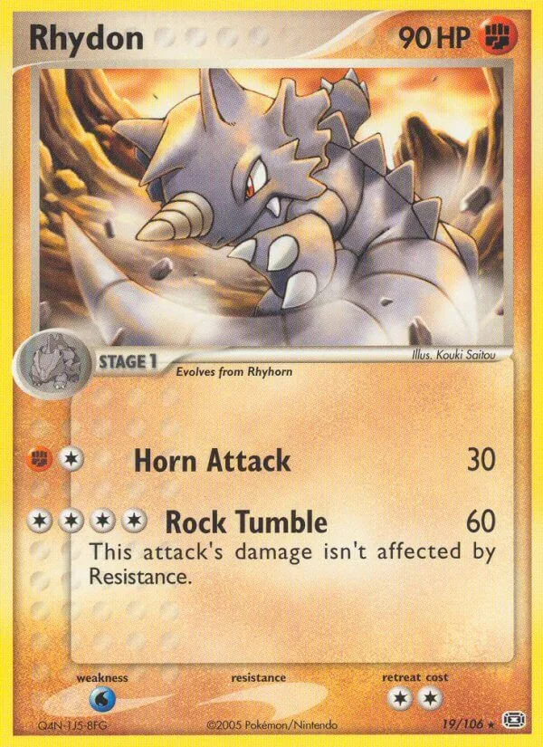 Rhydon, Emerald 19/106