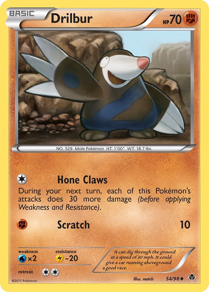 Drilbur, Emerging Powers 54/98