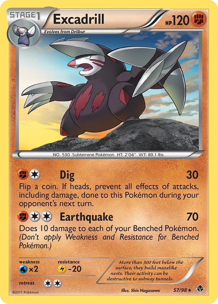 Excadrill, Emerging Powers 57/98