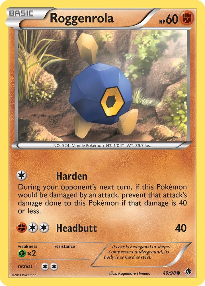 Roggenrola, Emerging Powers 49/98