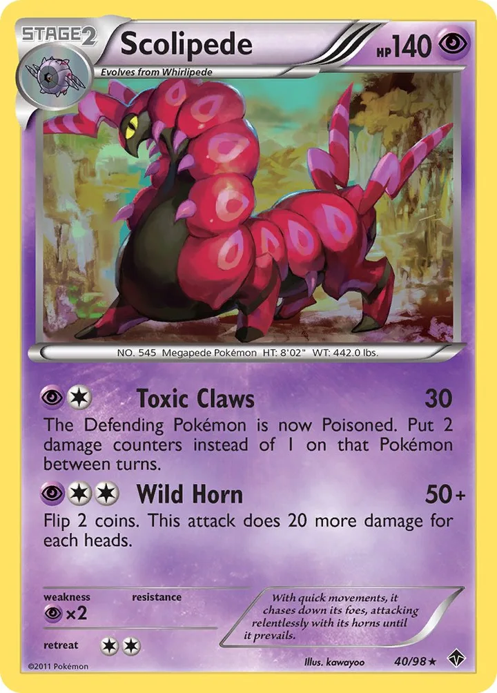Scolipede, Emerging Powers 40/98