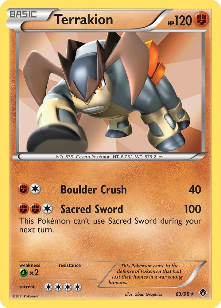 Terrakion, Emerging Powers 63/98
