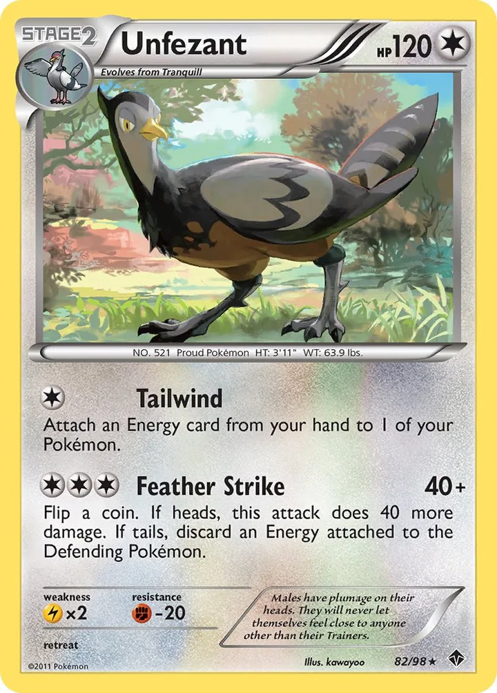 Unfezant, Emerging Powers 82/98