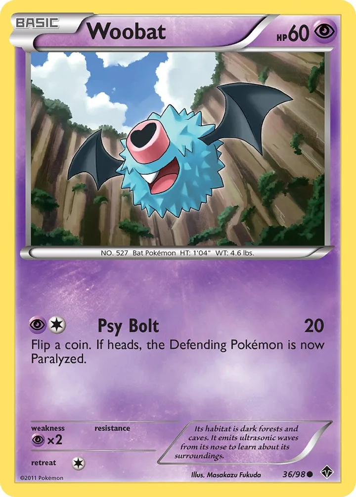 Woobat, Emerging Powers 36/98