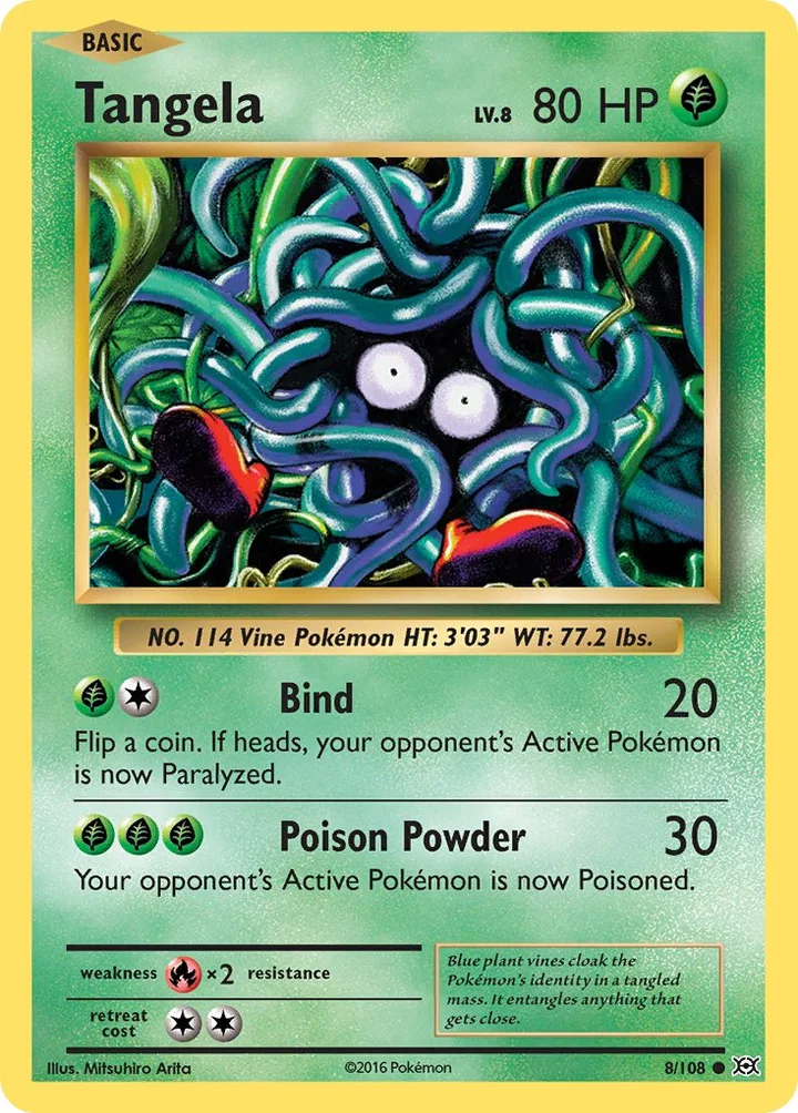 Tangela, Evolutions 8/108