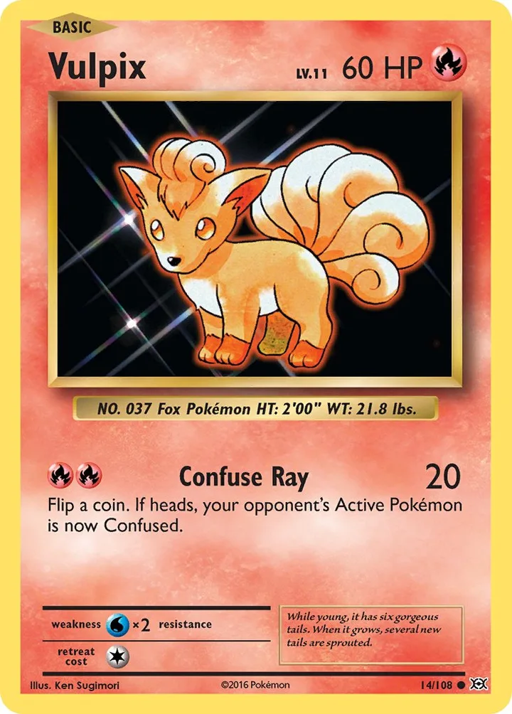 Vulpix, Evolutions 14/108