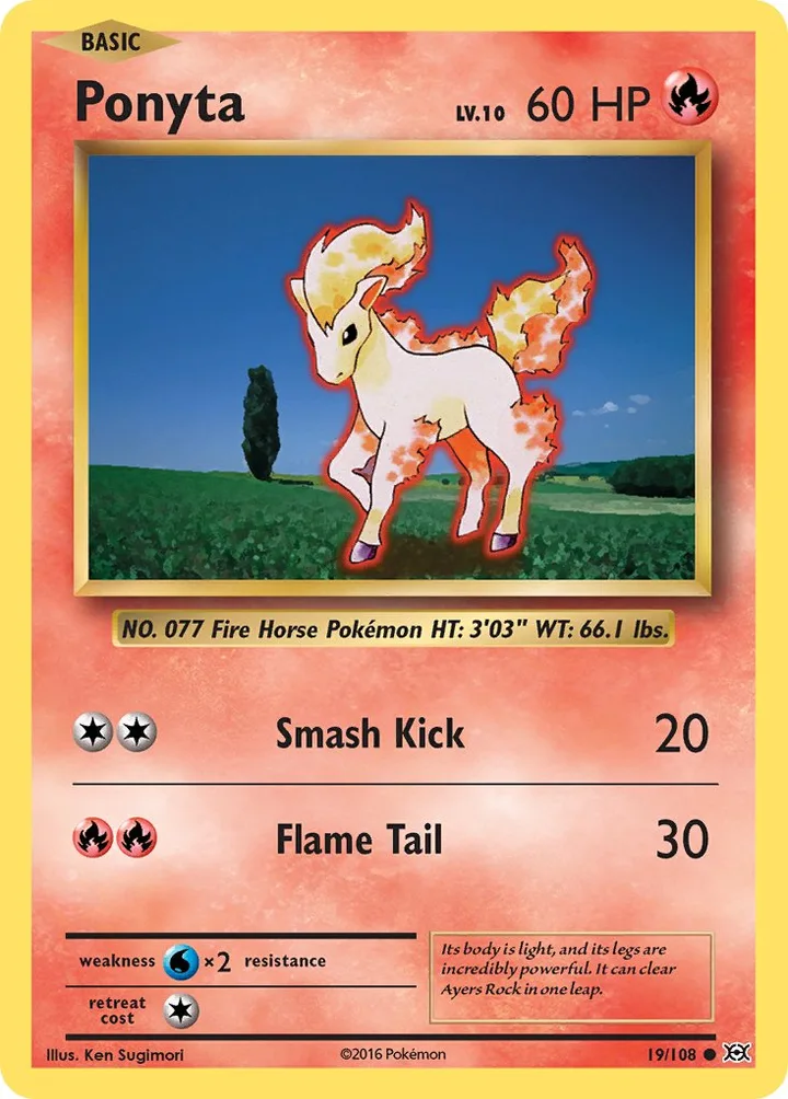 Ponyta, Evolutions 19/108