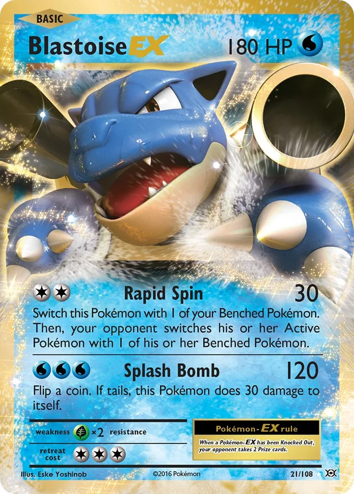 Blastoise-EX, Evolutions 21/108