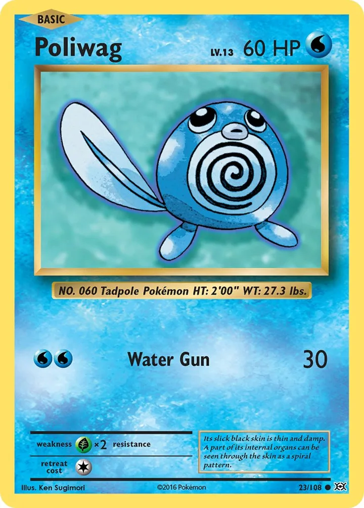 Poliwag, Evolutions 23/108