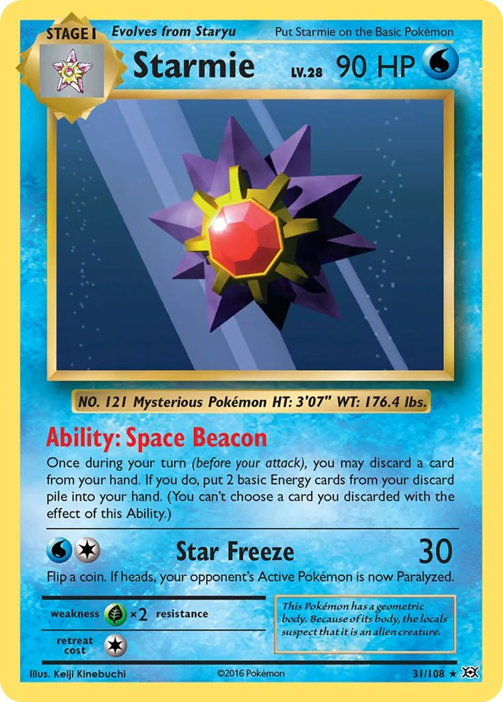 Starmie, Evolutions 31/108