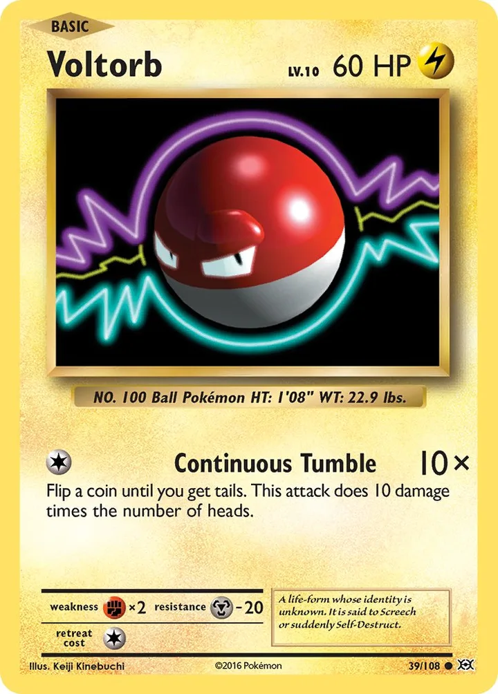 Voltorb, Evolutions 39/108