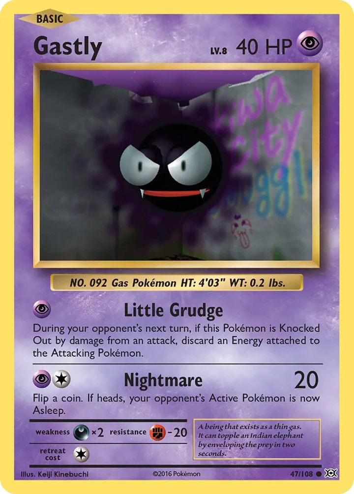Gastly, Evolutions 47/108