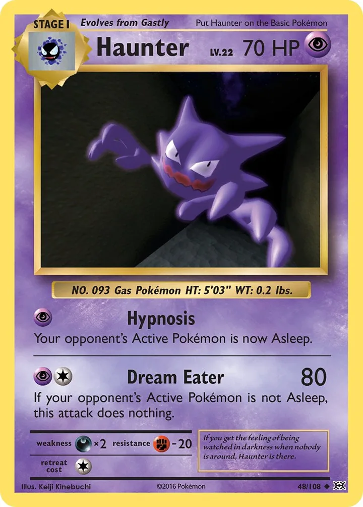 Haunter, Evolutions 48/108