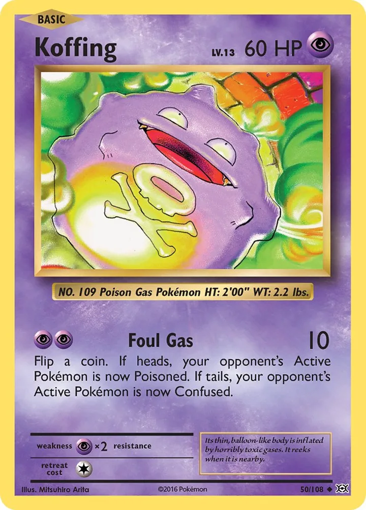 Koffing, Evolutions 50/108