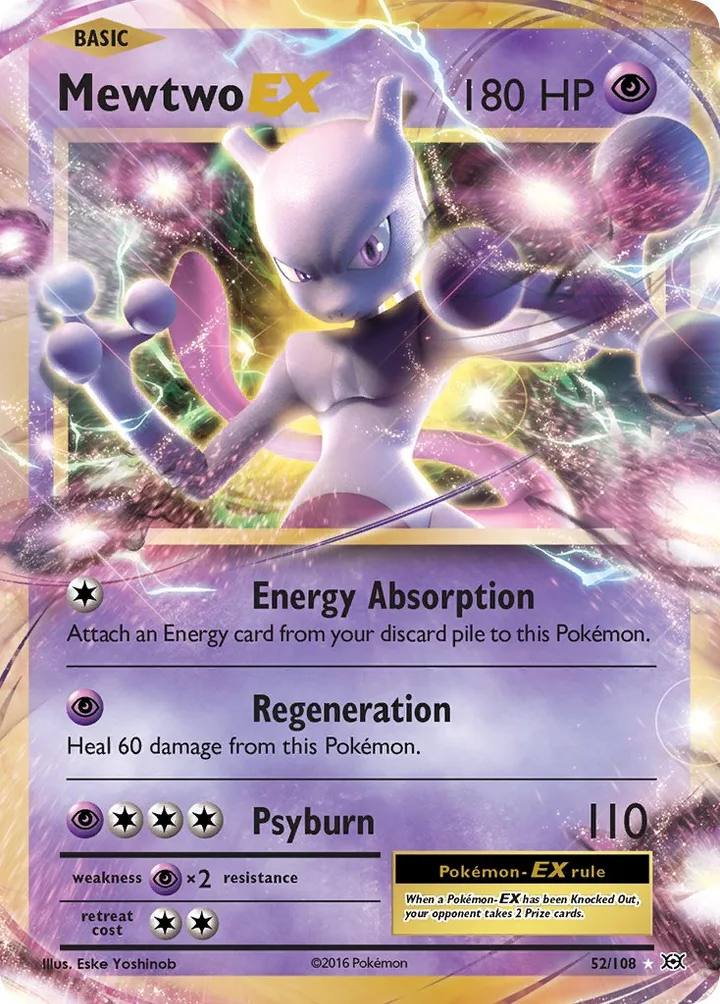 Mewtwo-EX, Evolutions 52/108