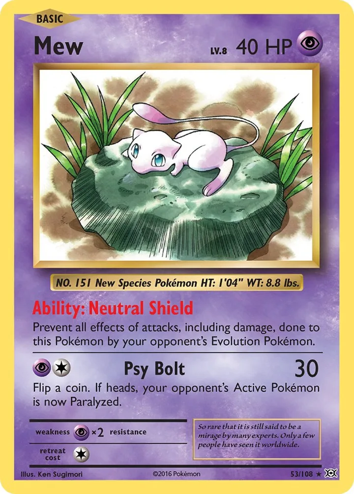 Mew, Evolutions 53/108