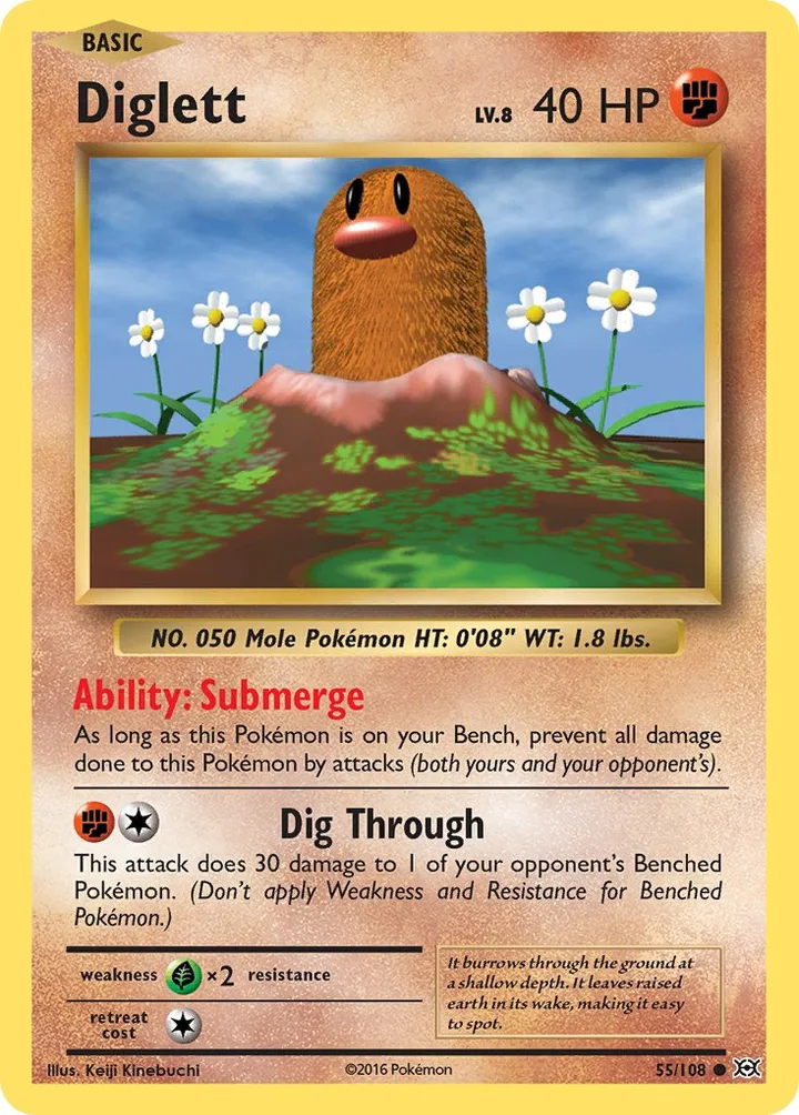 Diglett, Evolutions 55/108