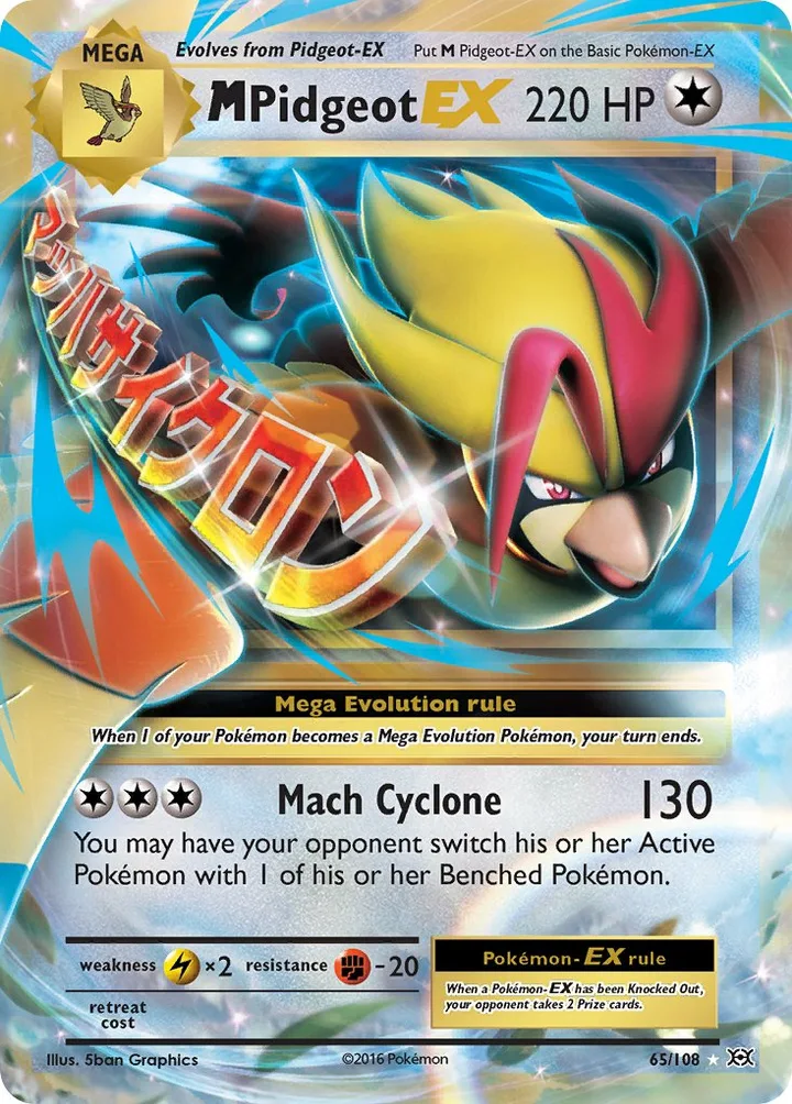M Pidgeot-EX, Evolutions 65/108