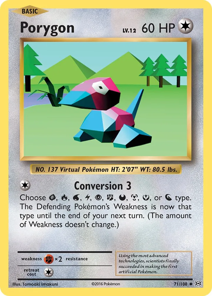 Porygon, Evolutions 71/108
